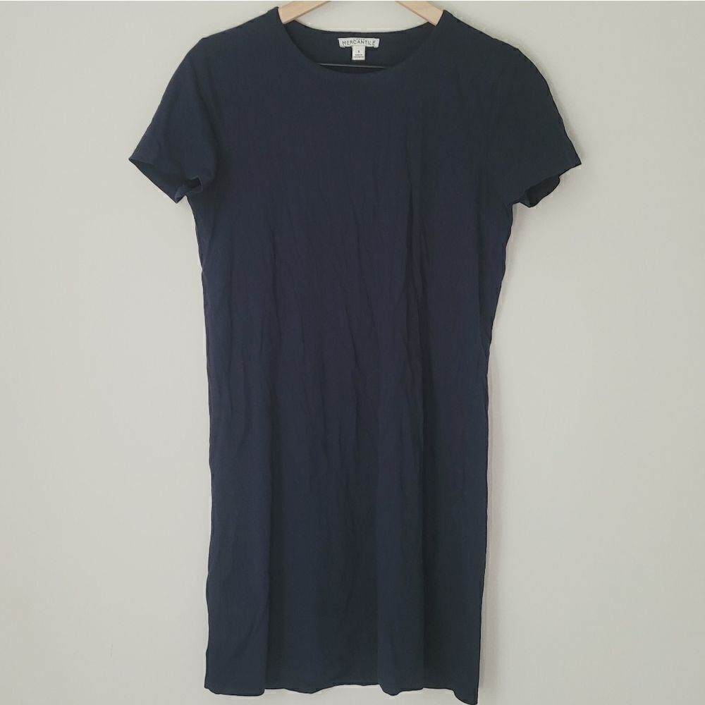 J.Crew Mercantile Navy Tee Shirt Dress Size Small